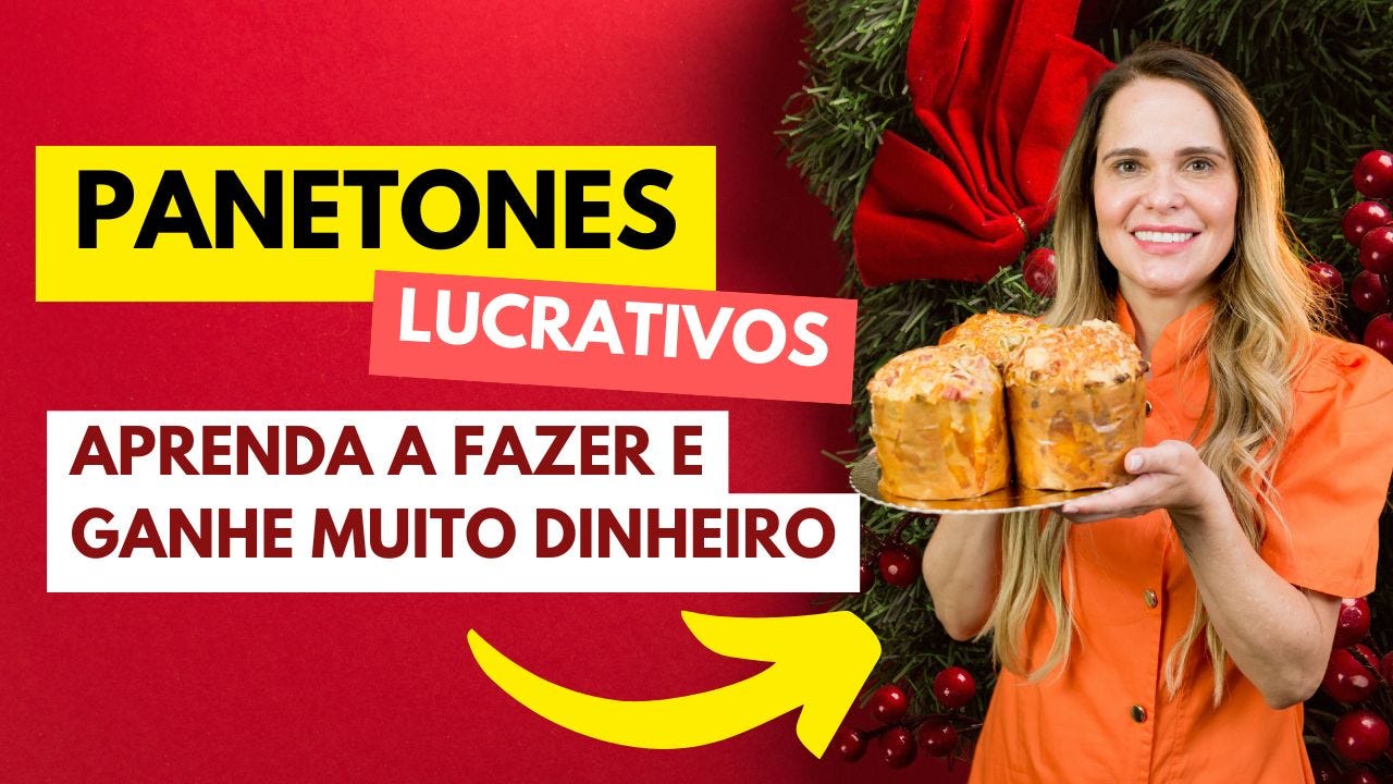 🎄 Como Fazer PANETONES GOURMET e Lucrar MUITO no Natal | CURSO Online da Chef ISIS ALVAREZ…