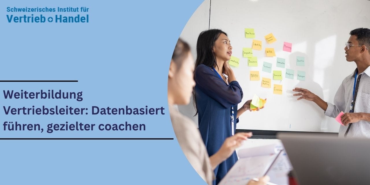 Weiterbildung Vertriebsleiter: Datenbasiert führen, gezielter coachen