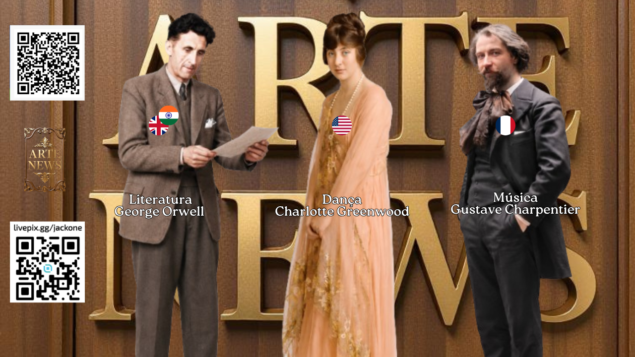 Arte News — Charlotte Greenwood, George Orwell e Gustave Charpentier