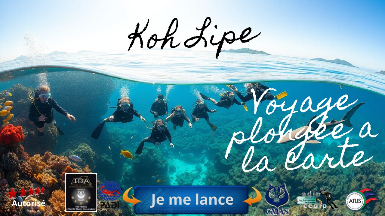 Suivez mes aventures @ https://koh-lipe.plongee-asie.com