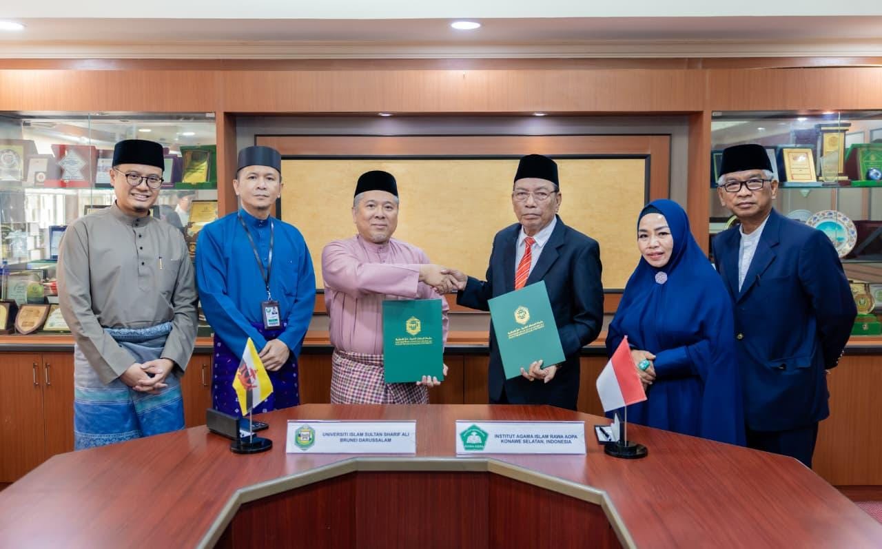 Kunjungan Muhibbah dan Majlis Penandatanganan MoU Diantara IAI Rawa Aopa dan UNISSA Brunei…
