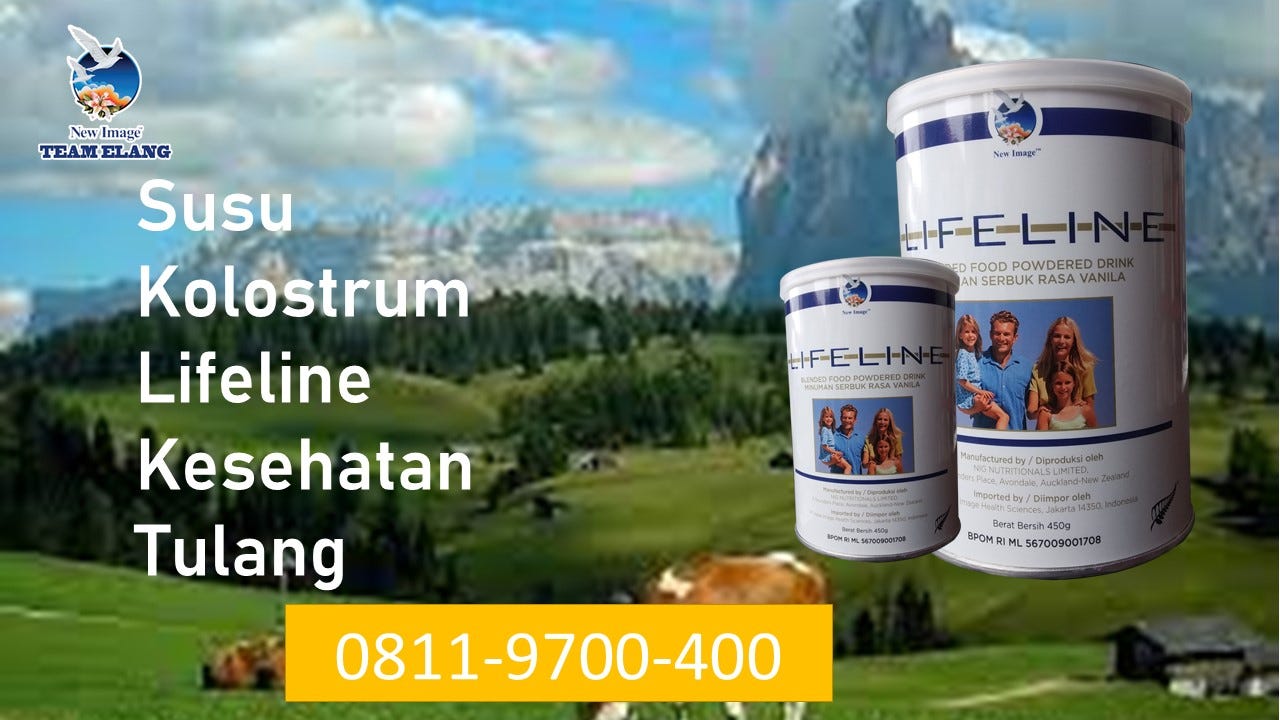 WA 0811–9700–400 / JANGAN RAGU MEMBELI! Susu Kolostrum Lifeline Penurun Kolesterol Tinggi Di Bekasi