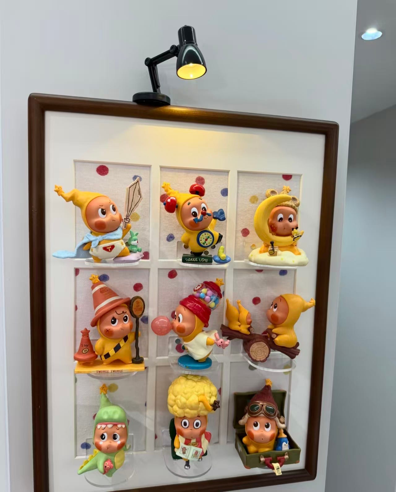 Our little home, filled with figurines, holds our tender, everyday moments.