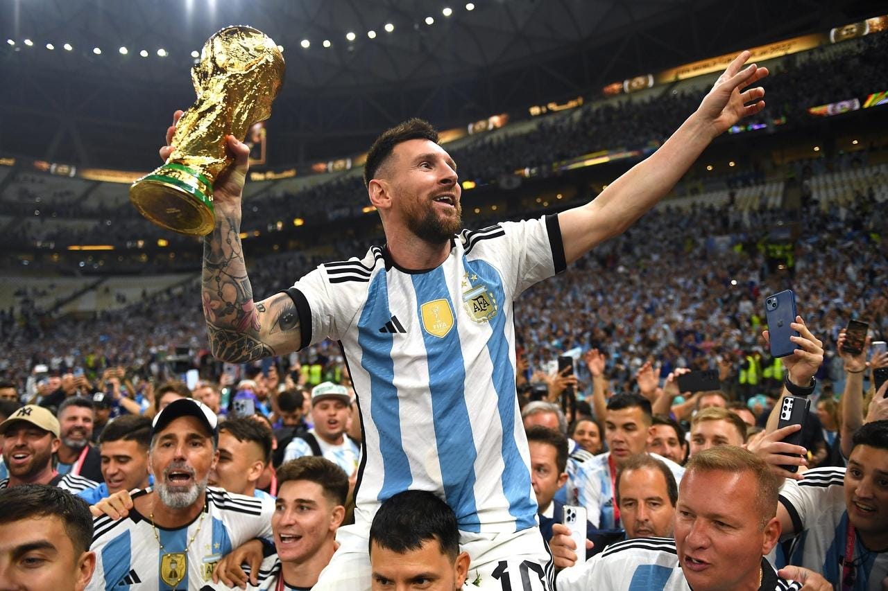 Gracias, por el fútbol, por Messi, por estas lágrimas