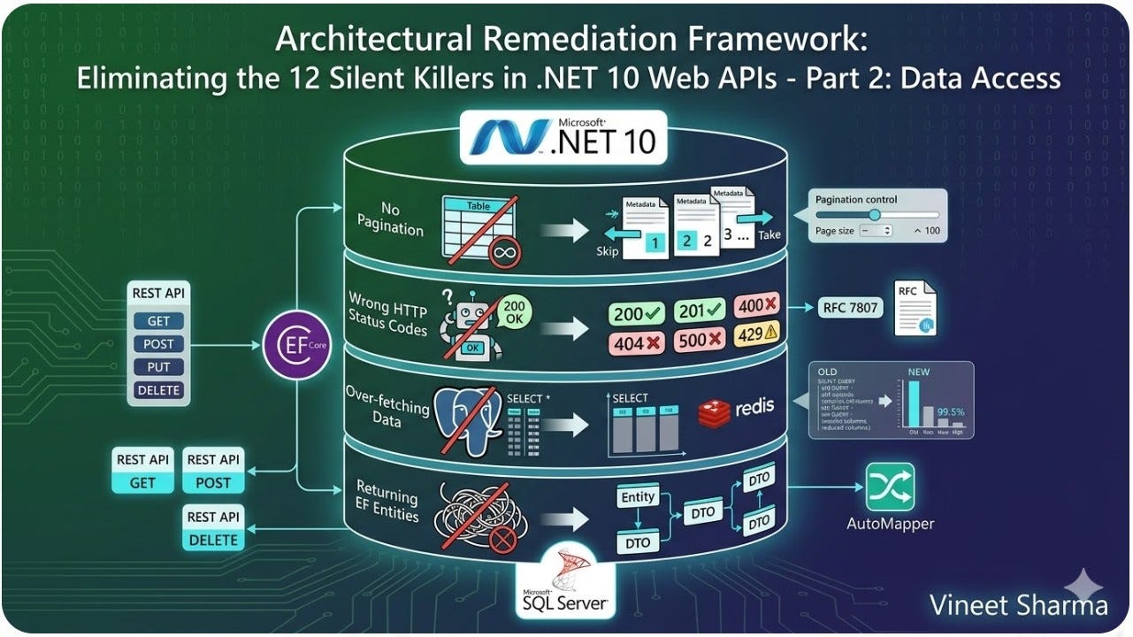 Architectural Remediation Framework: Eliminating the 12 Silent Killers in .NET 10 Web APIs - Part 2