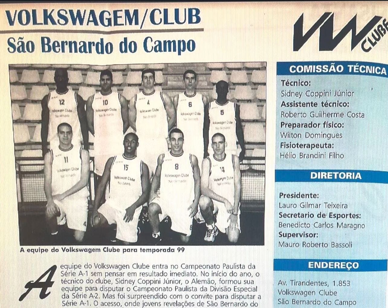 ENTREVISTA COM PABLO COSTA: SEUS PRIMEIROS PASSOS NO BASQUETE ATÉ O COMANDO DA UNIFACISA