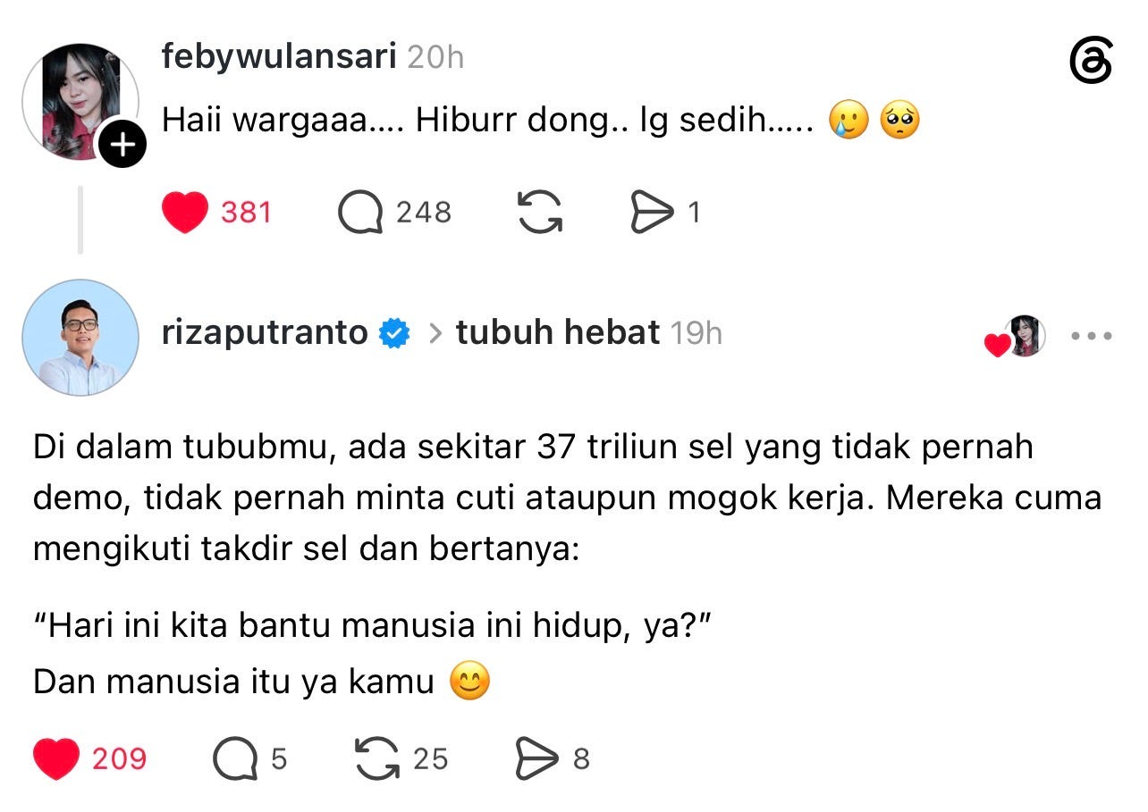 37 Triliun Alasan untuk Tetap Melangkah Hari Ini