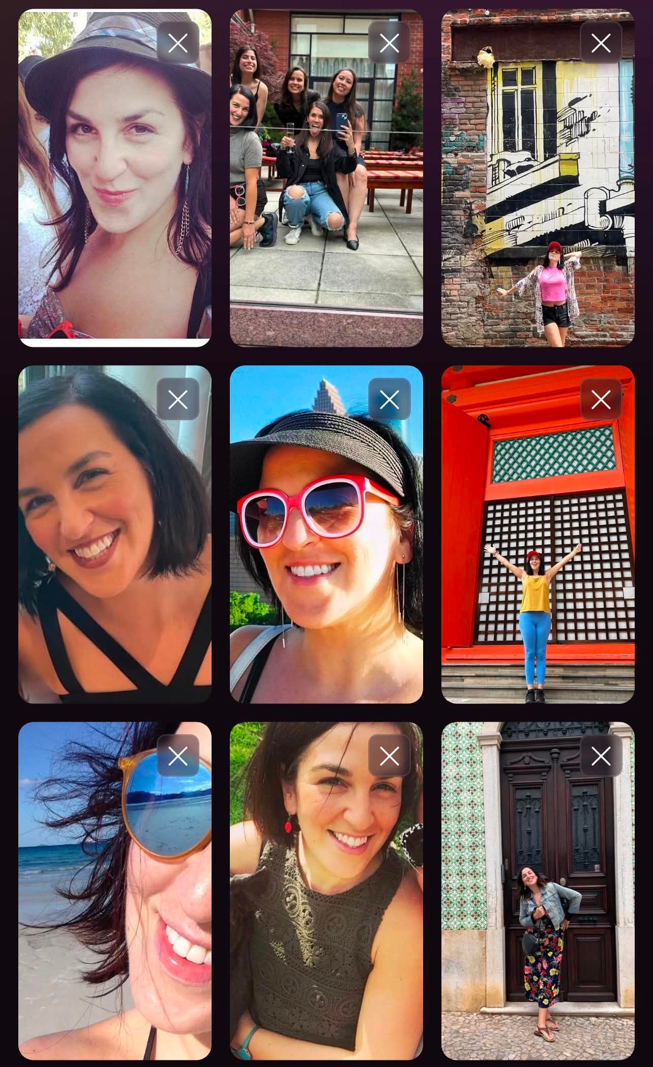 Various profile pics from the past years