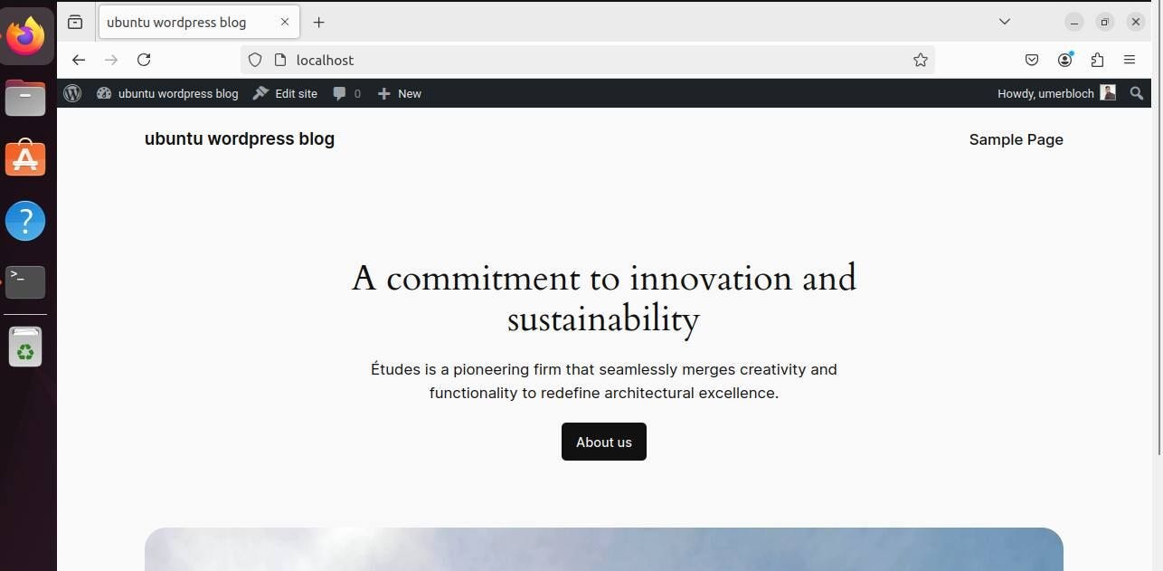 Host a Blog on Local Host