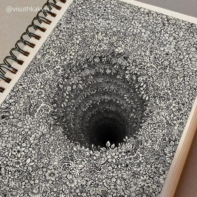 Illusion drawings on sale