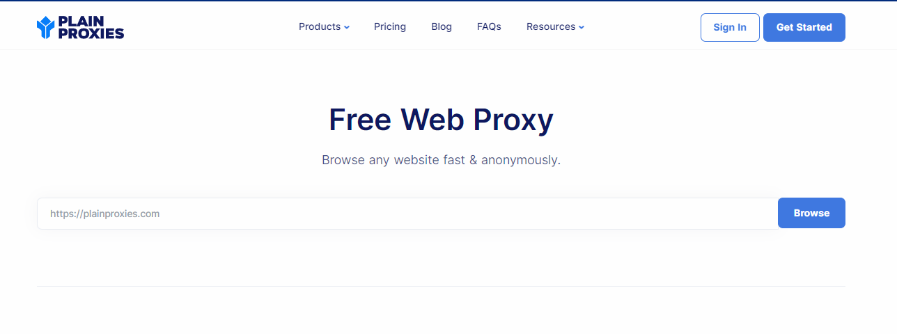 What is Plain Proxy and Accessing a Free Plain Proxy