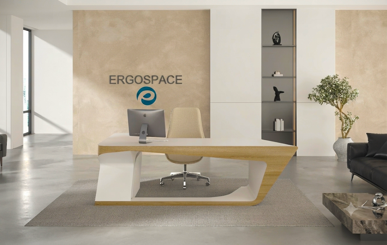 Cod L-Shaped Executive Desk: A Modern Executive Workspace for UAE Offices