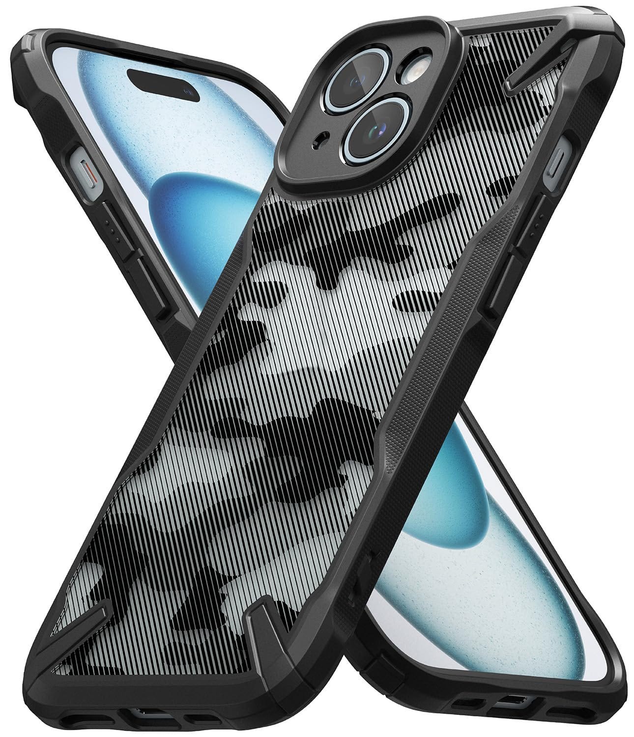 Discover the Ultimate Protection with Ringke India’s iPhone 15 Fusion X Camo Black Case