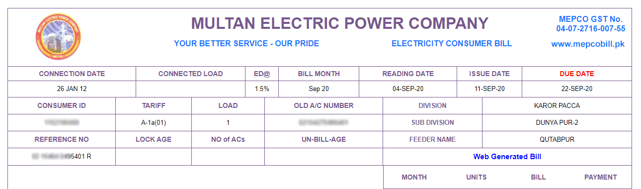 NDinCheck MEPCO Bill Online: Your Complete Guide