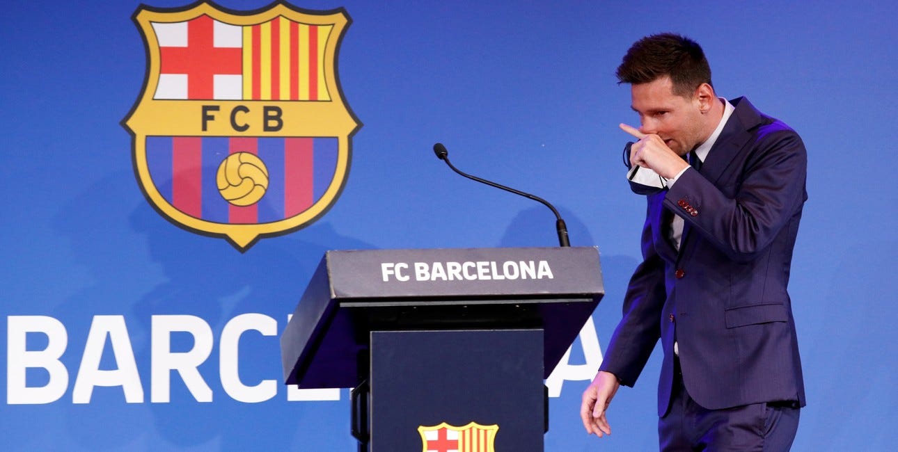 Messi impedido de voltar e ex-cunhado do presidente manda no clube.