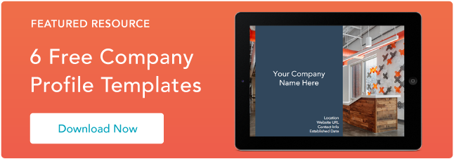 10 Creative Company Profile Examples to Inspire You [Templates]