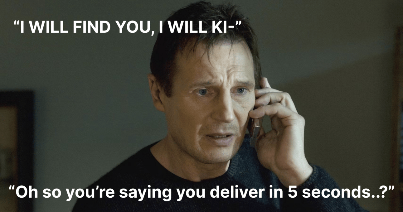 Us to the internet before AI — “I will find you, and I will .. “ — image source: author