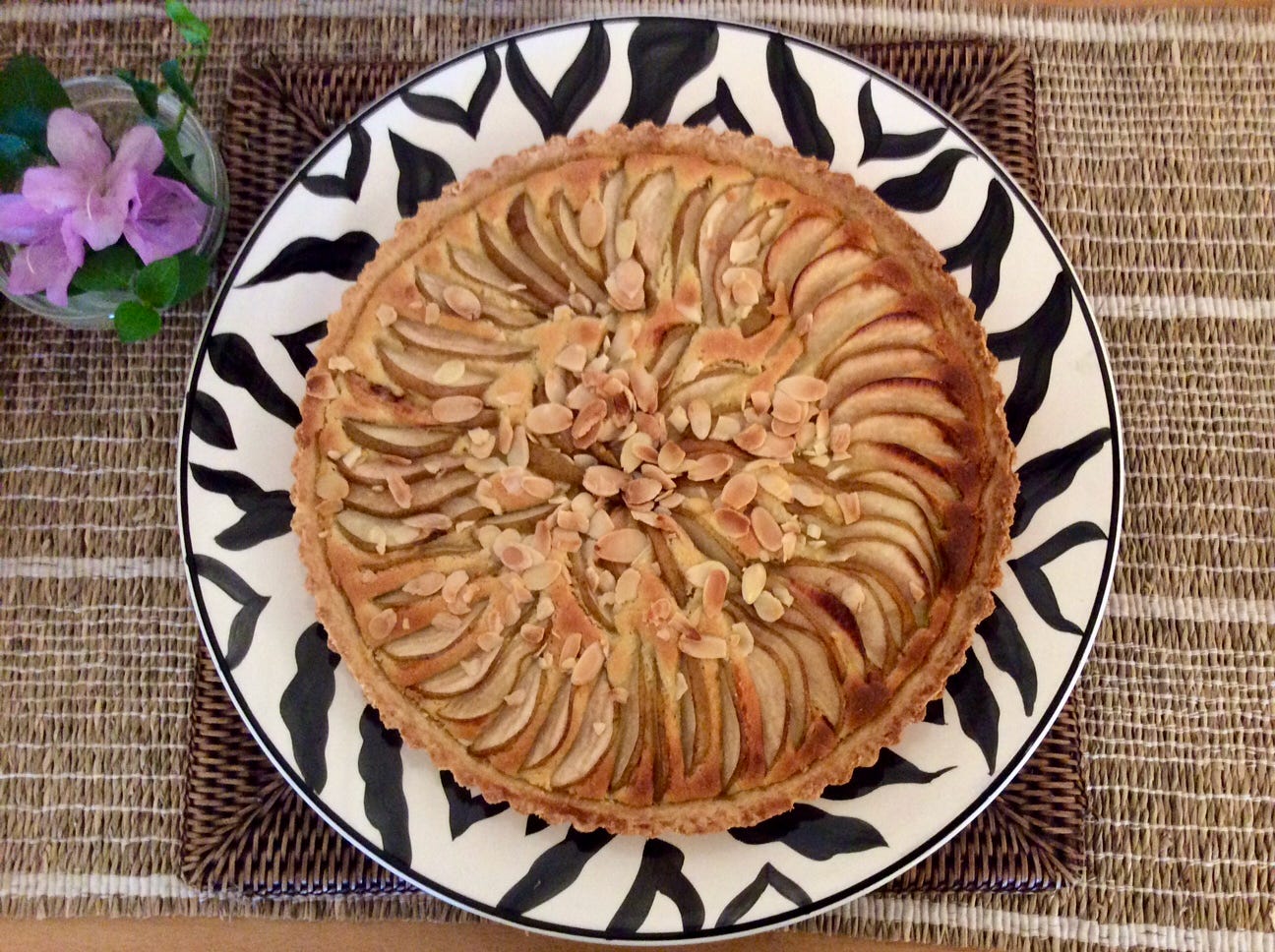 Fabulous Frangipane, a lunchtime pear and almond tart.