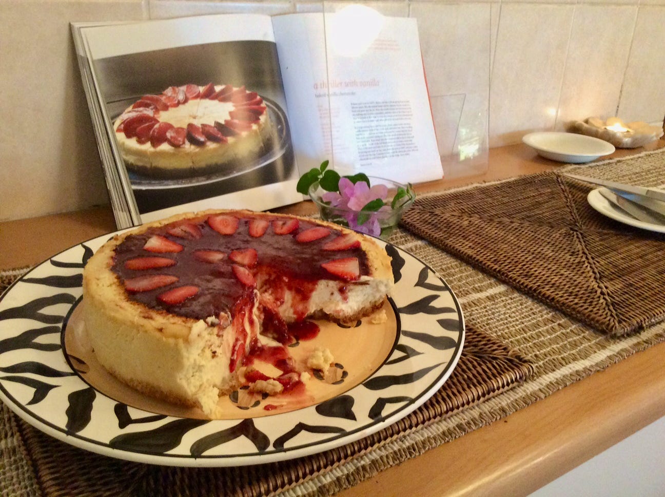 A cheesecake to thrill the tastebuds.