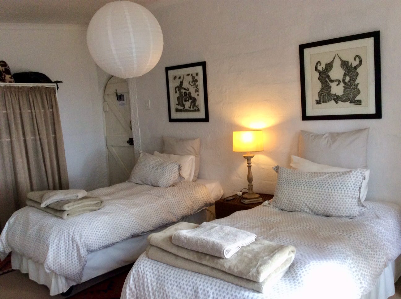 One of my favorites, the en-suite double room at the foot of the lodge.