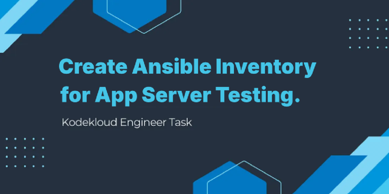 KodeKloud Engineer Day 82: Create Ansible Inventory for App Server Testing.