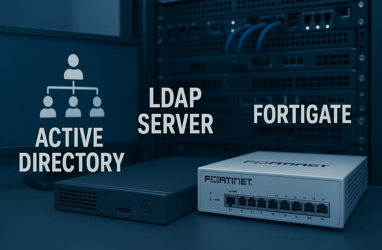 LDAP SERVER VE FORTIGATE ENTEGRASYONU