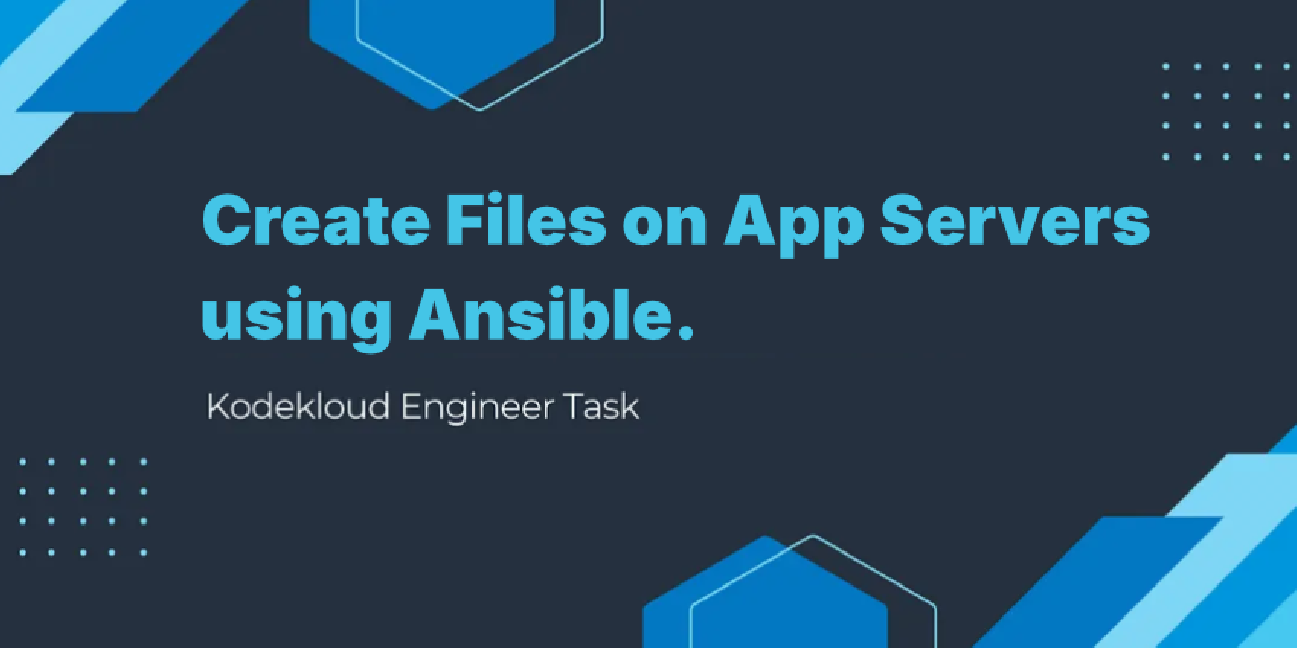 KodeKloud Engineer Day 85: Create Files on App Servers using Ansible.