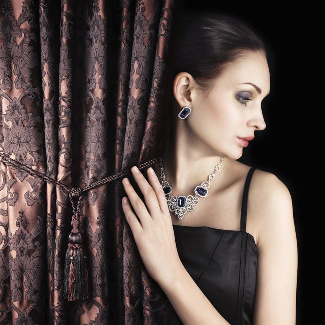 jewelry with a black dress Alessandra Gold Ring Black Maxi Dress for Evenings L