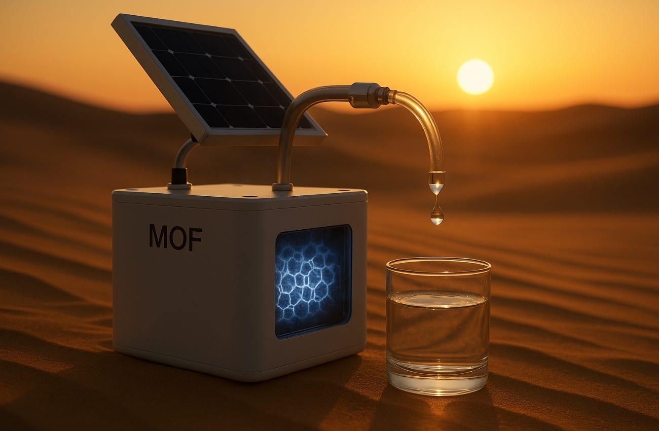 MOFs That Turns Desert Air Into Drinking Water