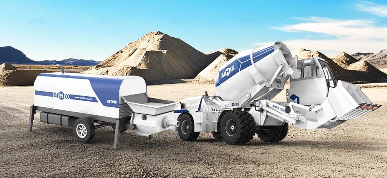 How Self-Loading Concrete Mixers with Pump Simplify Small to Medium Construction Projects