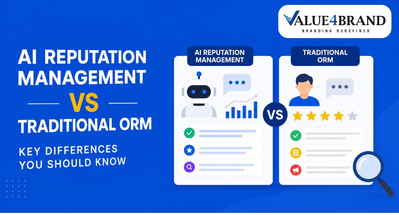 AI Reputation Management vs. Traditional ORM: What’s the Difference?