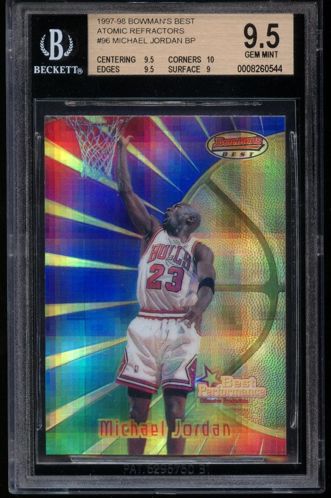 THE GUIDE TO MICHAEL JORDAN REFRACTOR BASKETBALL CARDS