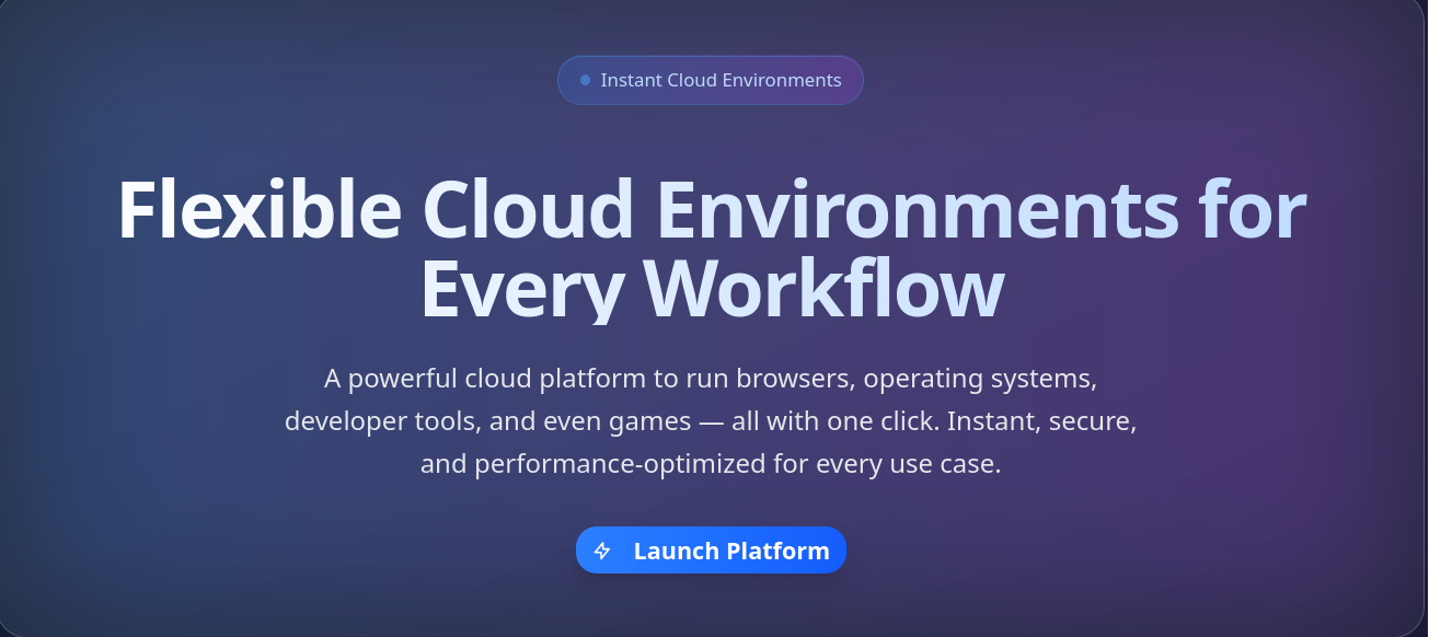 BootLab: Instant Cloud Environments