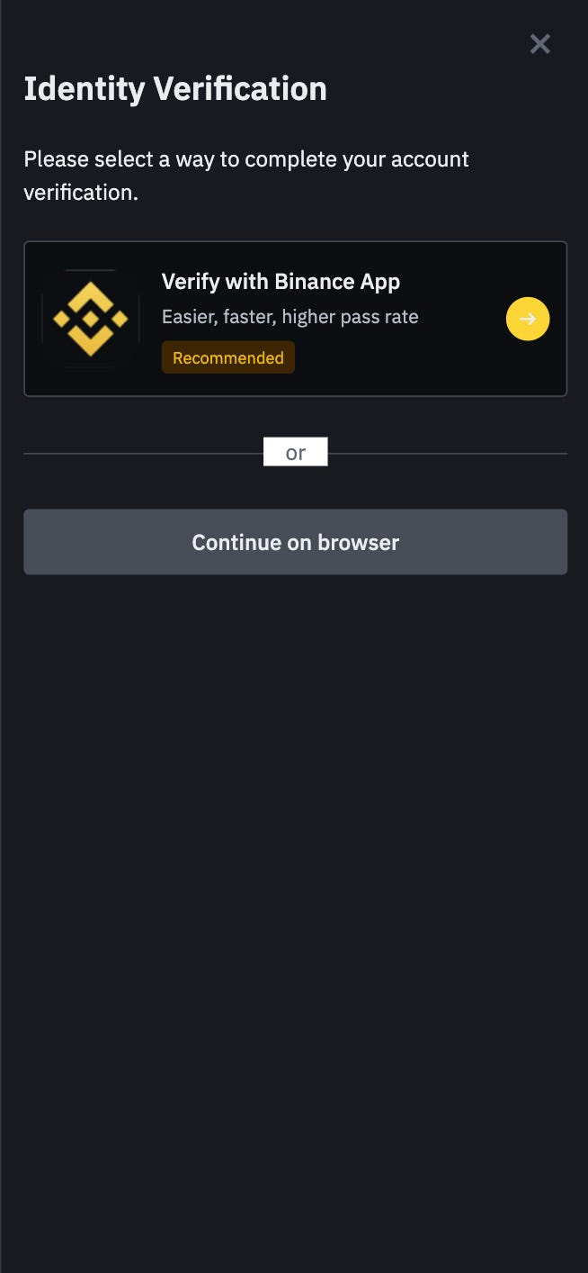 How to Register on Binance and Complete KYC Verification | by ALTINVEST |  Medium