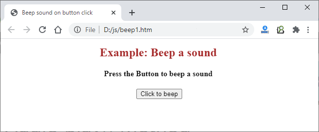 How to make beep sound using JavaScript | by Mohamed Zihan | Medium