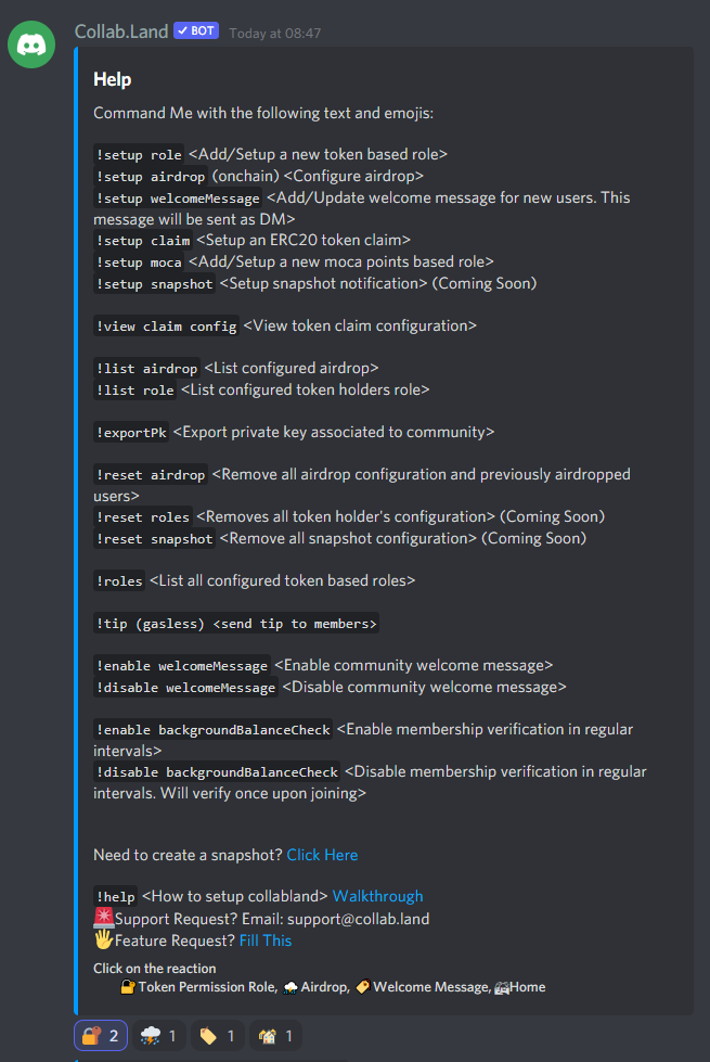 Discord Bot Walkthrough : Collab.Land Support