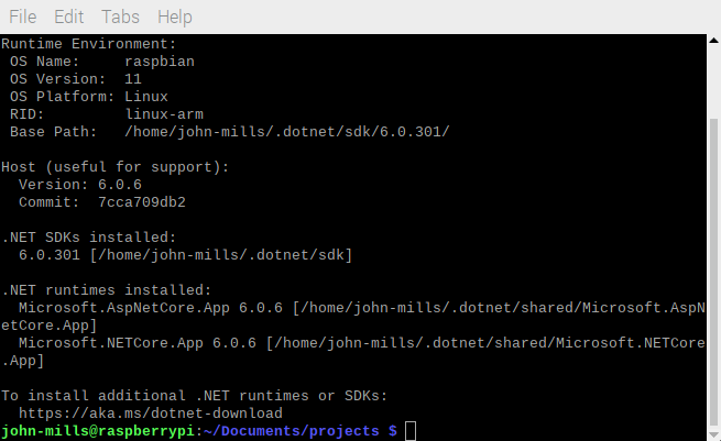 Install the .NET 6.0 SDK on a Raspberry Pi in Two Easy Steps | by John  Mills | Level Up Coding