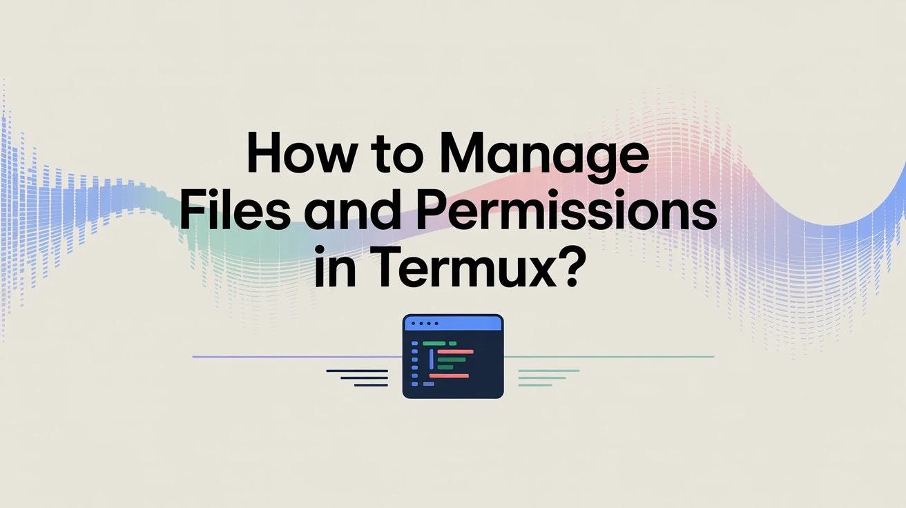 How to Manage Files and Permissions in Termux? | Part-2 | Bug Mohol