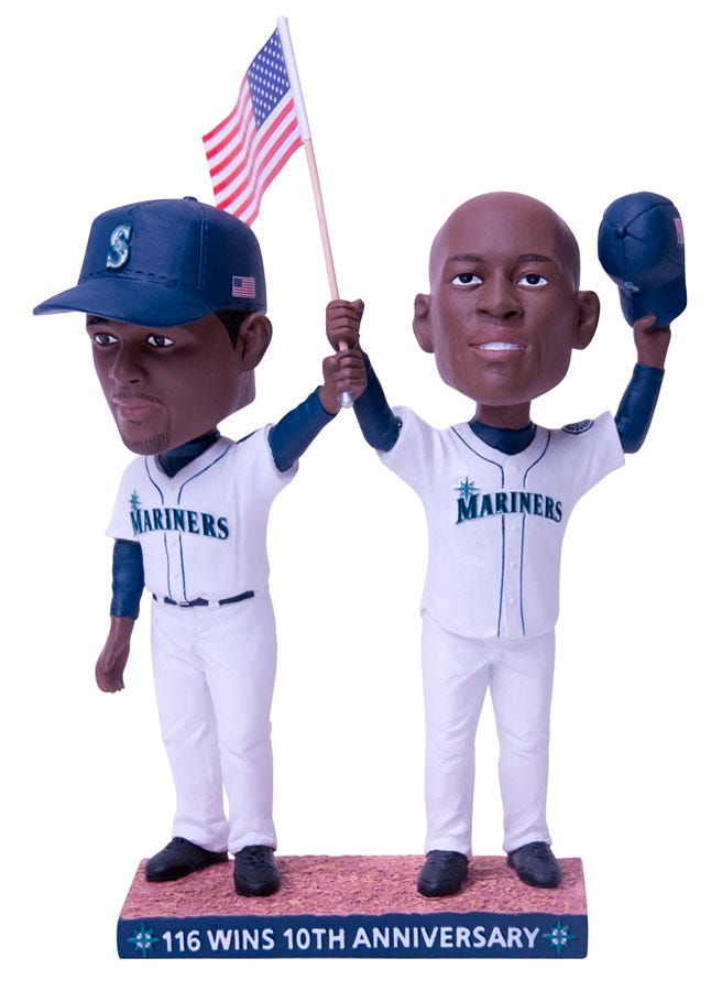 Ken Griffey Jr. will be honored by Mariners with these sweet caps