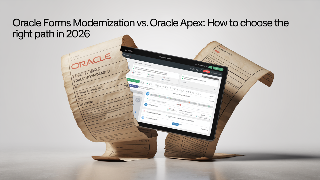 Oracle Forms Modernization vs. Oracle APEX: How to Choose the Right Path in 2026