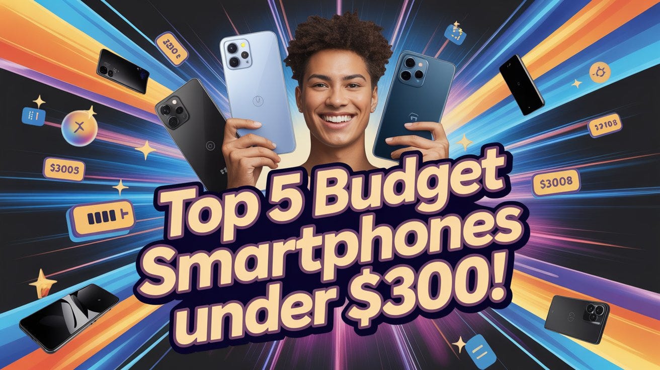 Top 5 Budget Smartphones Under $300 — Expert Picks for 2025