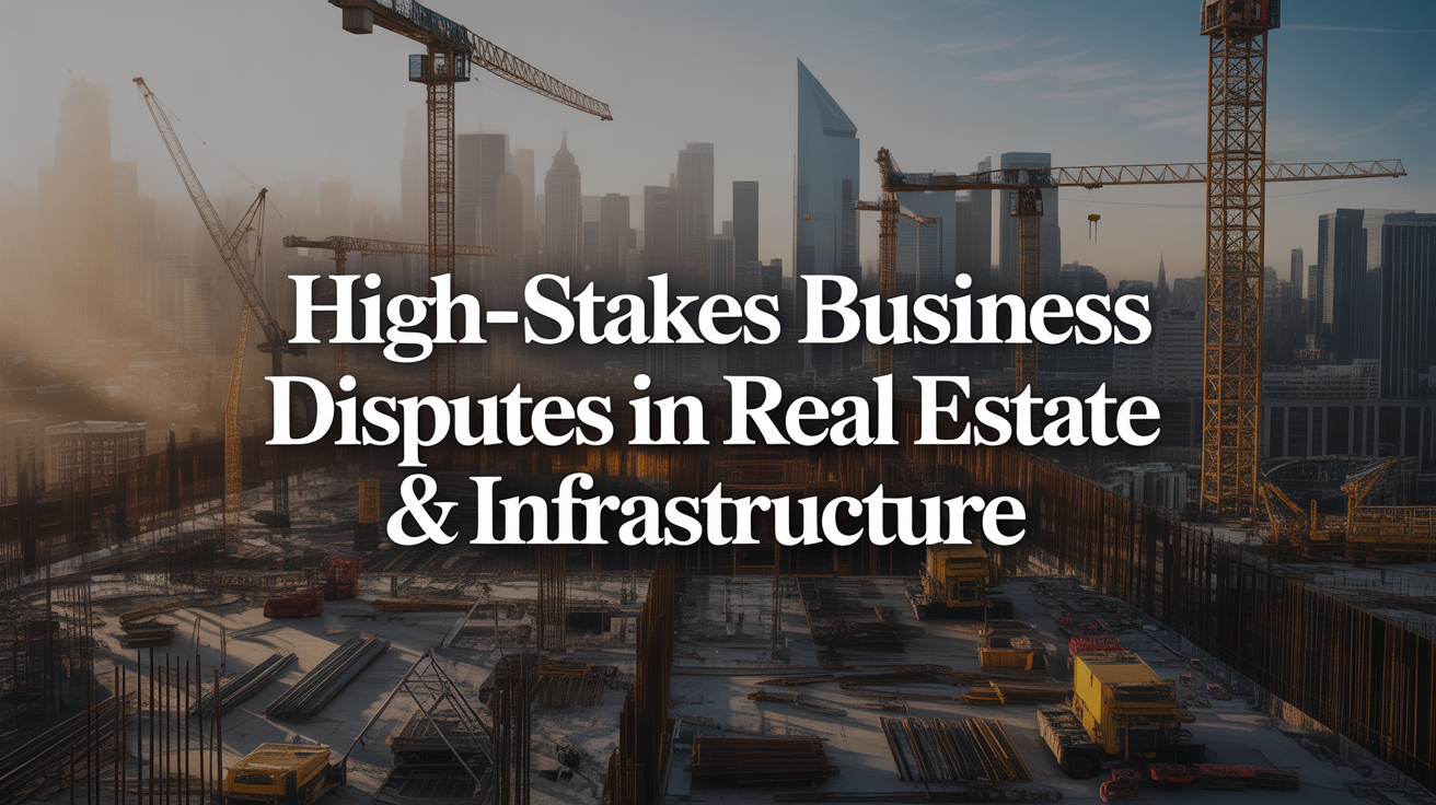 Why Real Estate and Infrastructure Businesses Face More Legal Disputes Than Any Other Sector