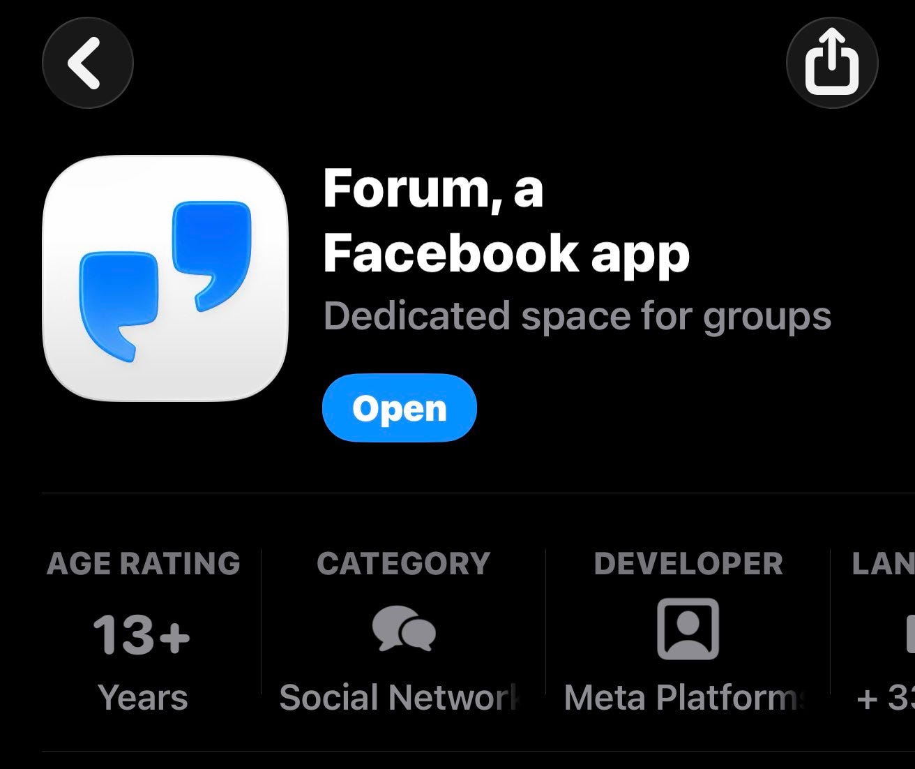 Facebook Quietly Launched a New App Called “Forum”