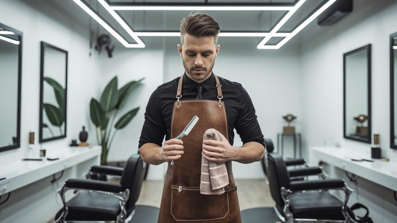 Advantages of Choosing a Leather Barber Apron