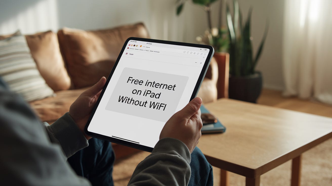 Free Internet on iPad Without WiFi