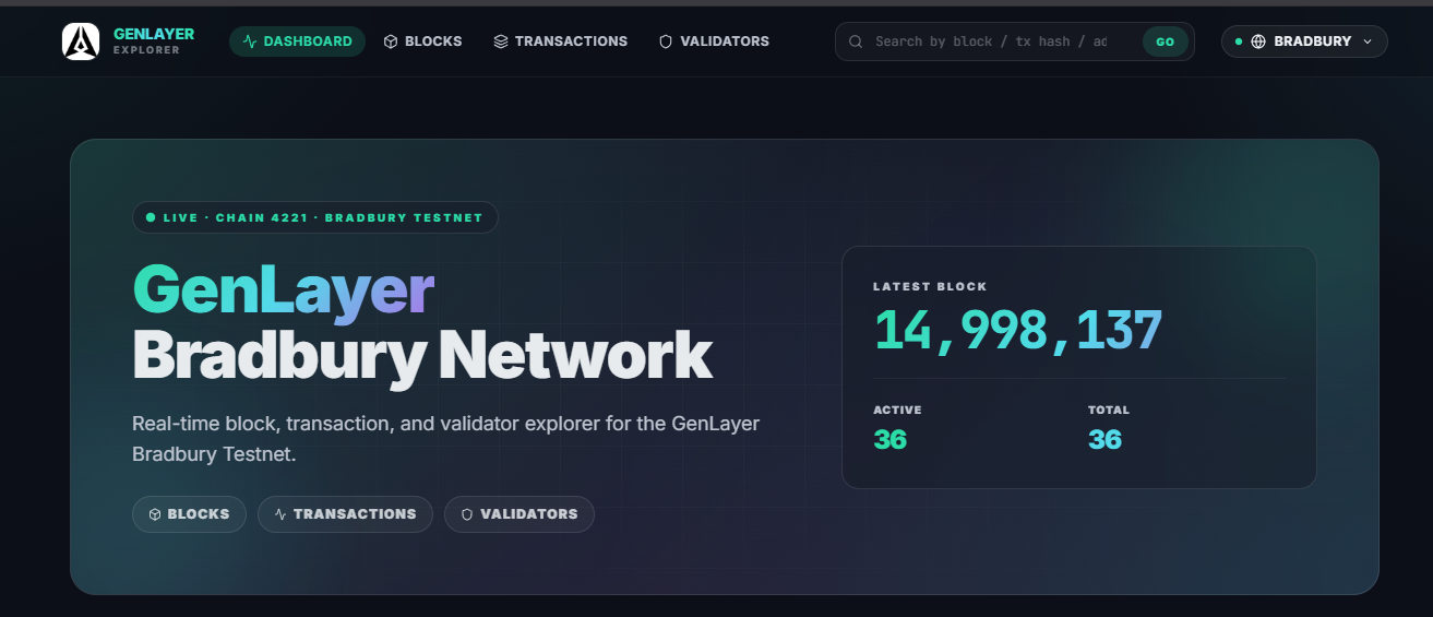 AI Meets Web3: Why We Are Running a GenLayer Validator (Guide & Ecosystem Overview)
