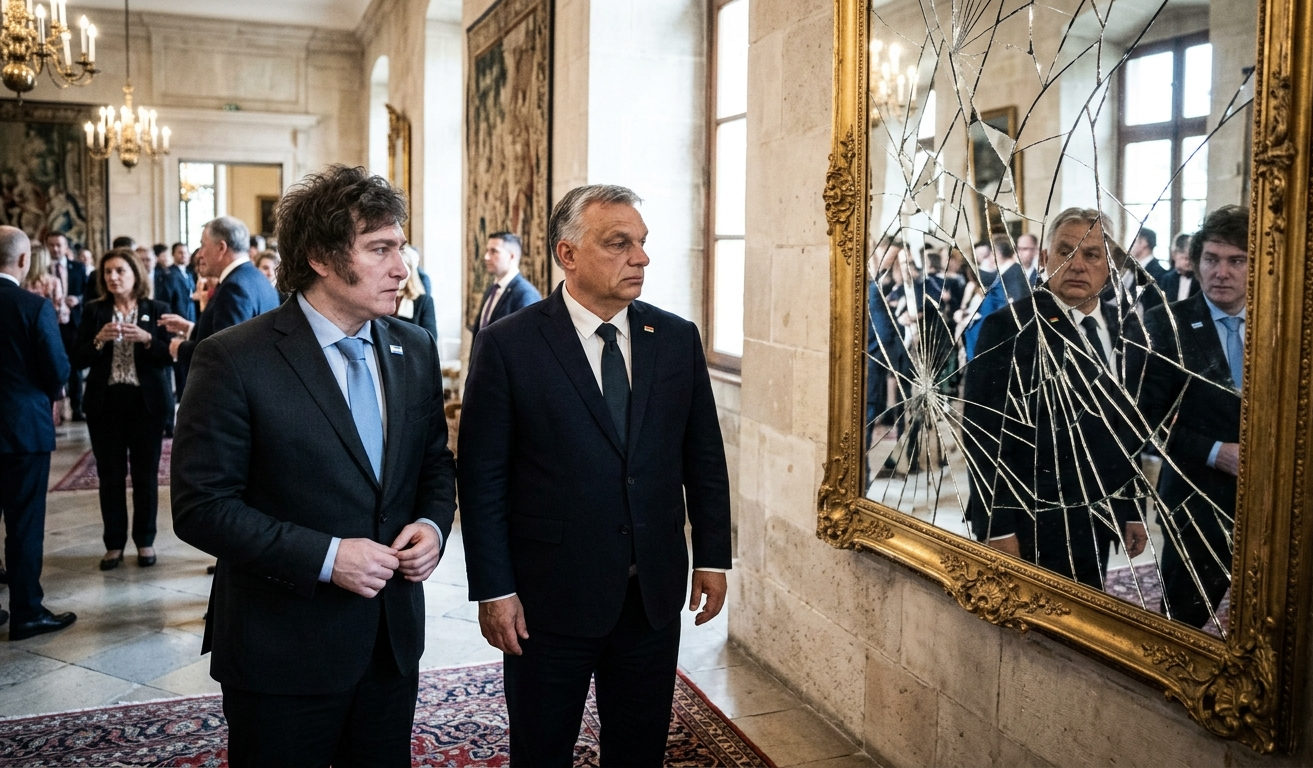 El espejo roto frente a Milei y Orbán