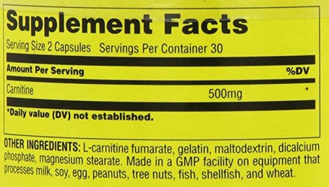 Top 10 L-Carnitine Supplements Best Carnitine for 2016 2017 | by Supplement  Hound