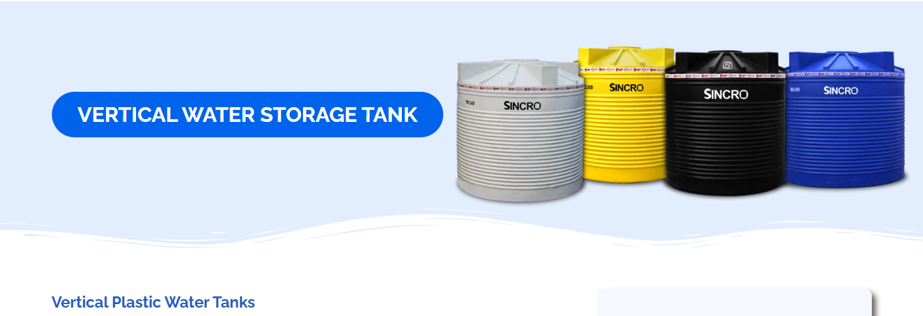 Vertical Water Tank | Vertical Plastic Water Tanks for Sale
