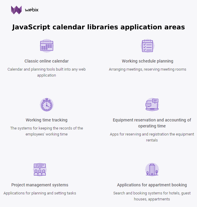 Simplifying Scheduling: How JavaScript Calendar Libraries Can Streamline  Your App | by Webix JavaScript UI library | Medium